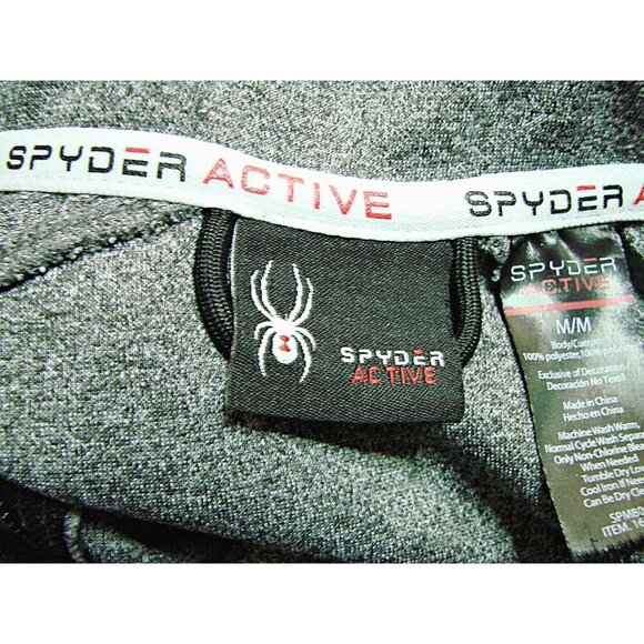 Spyder Active ProW-B Mens Jacket Gray Fill Zip Athletic Sportswear Active Size M - Picture 4 of 12